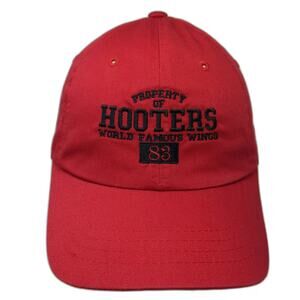 Magic Headwear Baseball Cap Red One Size Strapback Hooters Princeton NJ Hat